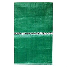 China Biodegradable Green PP Woven Bags for Packing Limestone / Industrial PP Sacks supplier