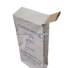 China Durable Kraft Paper Valve Sealed Bags / Valve Sacks for Titanium Dioxide Packing supplier