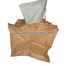 China Moister Proof Large Brown PP Container Bags / Jumbo Bag for Packing Sand or Cement supplier