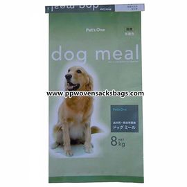 China PP Woven Laminated Animal Feed Bags , Recycled Dog Feeds Packing Bags Eco-friendly supplier